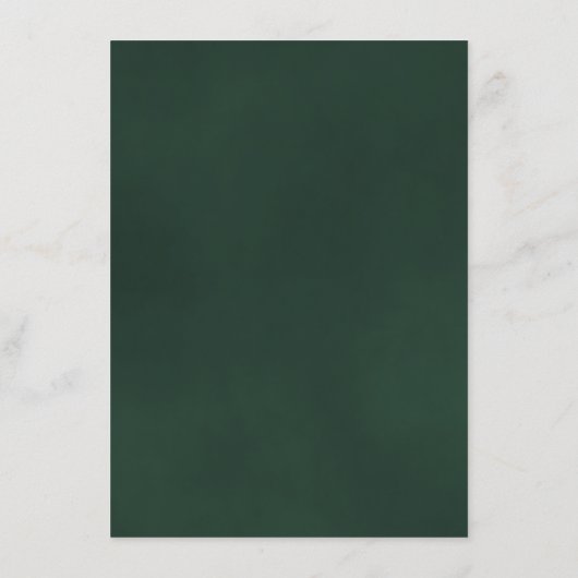 霧の山グリーンパイン森結婚の詳細 エンクロージャーカード (裏面)