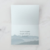 霧の山折りサンキューカード カード (内部)