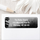 霧の差出人住所ラベル ラベル (インサイチュ)