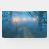 霧の旗の提灯 横断幕 (横)