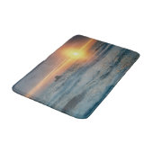 霧の日の入り/海の景色…..... バスマット (アングル)