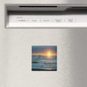 霧の日の入り/海の景色…..... マグネット (インサイチュ (食洗機))