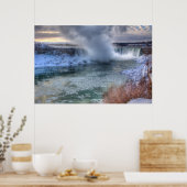 霧の日の出 ポスター (キッチン)