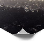 霧の日の出 ポスター (角)