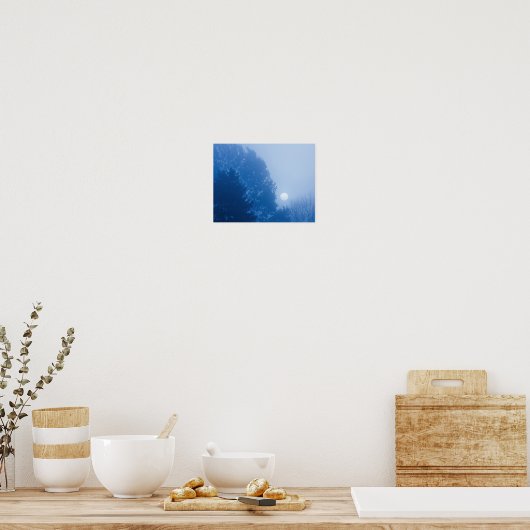 霧の日の出 ポスター (キッチン)