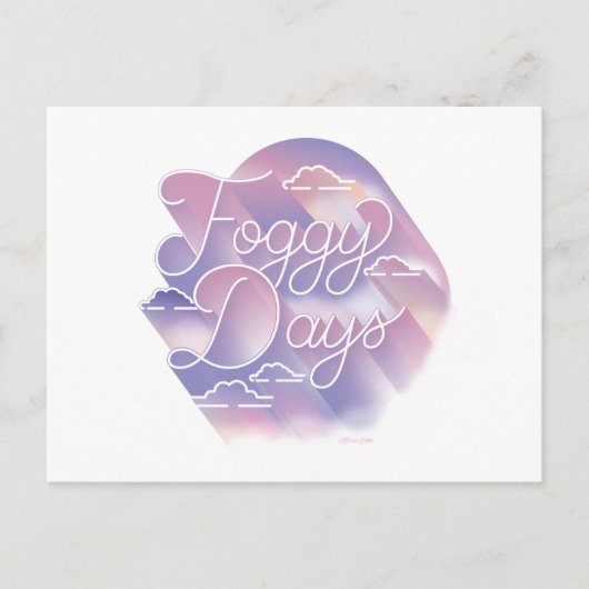霧の日/はがき シーズンポストカード (正面)