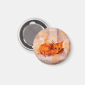 霧の日、リトル・フォックス マグネット (正面/裏面)