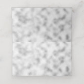 霧の明るい灰色のガラスパターン プレイスカード (内部開封)