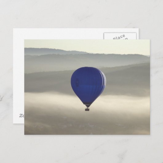 霧の朝のはがき ポストカード (正面/裏面)