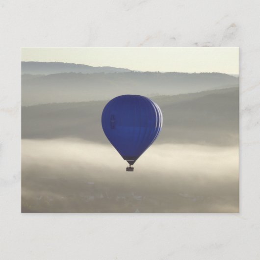 霧の朝のはがき ポストカード (正面)