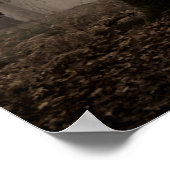 霧の朝のラシュミアカントリーパーク(0856)ポスター ポスター (角)