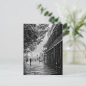 霧の朝の散歩ジャクソンスクエア ポストカード (スタンド正面)