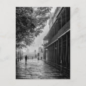 霧の朝の散歩ジャクソンスクエア ポストカード (正面)