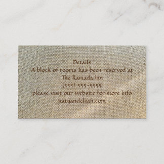 霧の朝の秋詳細名刺 名刺