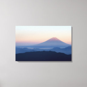 霧の朝山富士 キャンバスプリント