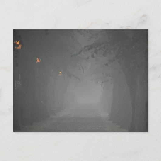霧の朝 ポストカード (正面)