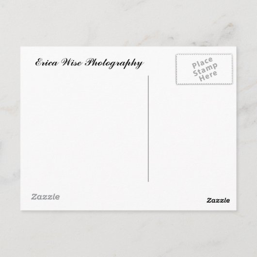 霧の朝 ポストカード (裏面)