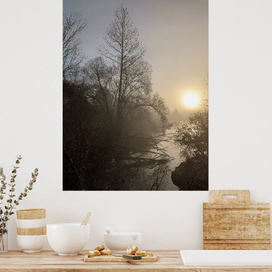 霧の朝HG ポスター (キッチン)