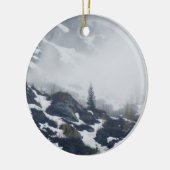 霧の木 セラミックオーナメント (左)