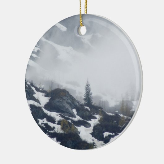 霧の木 セラミックオーナメント (左)
