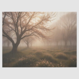 霧の果樹園の春 薄葉紙