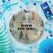 霧の森が公式に丘の上にプレート ペーパープレート (パーティー)