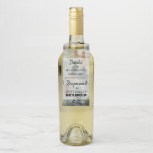 霧の森のパーソナライズされたボトルハンガーラベル ボトルネックタグ (ボトル)