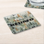 霧の森の公式コースター退職したズ スクエアペーパーコースター (アングル)