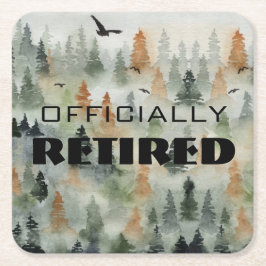 霧の森の公式コースター退職したズ スクエアペーパーコースター