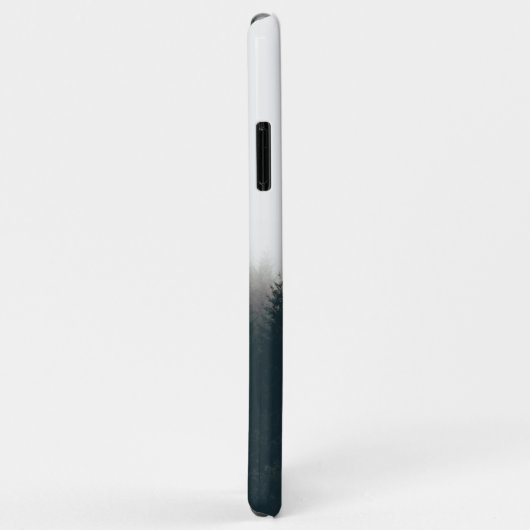 霧の森の松の山の美学アート Case-Mate iPhoneケース (裏面/右)