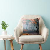 霧の森の枕の紅葉 クッション (椅子)