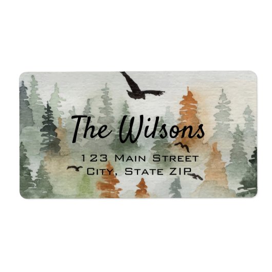 霧の森の海運 ラベル (正面)