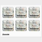 霧の森の男らし党のスティッカー好み スクエアシール (シート)