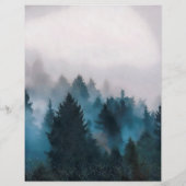 霧の森の紙シート (裏面)