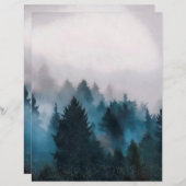 霧の森の紙シート (正面/裏面)