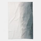 霧の森の自然写真 キッチンタオル (縦)