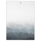 霧の森の自然写真 クリップボード (裏面)