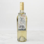 霧の森の誕生日の好意ボトルハンガーラベル ボトルネックタグ (ボトル)