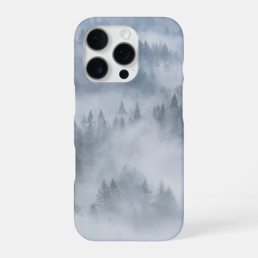 霧の森の谷 iPhoneケース (裏面)