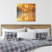 霧の森の風景 キャンバスプリント (インサイチュ (寝室))