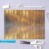 霧の森の風景 薄葉紙 (クラフト)