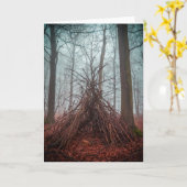 霧の森の魔女の家 カード (黄色い花)