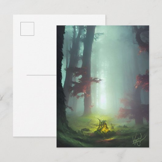 霧の森はがき ポストカード (正面/裏面)
