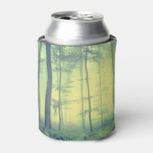 霧の森：ヴィンテージ春写真。 缶クーラー (缶正面)