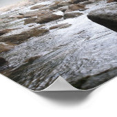 霧の河の岩のポスター ポスター (角)