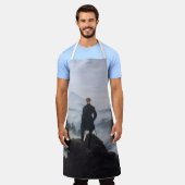 霧の海の上のフリードリッヒの放浪者 エプロン (着用した状態)