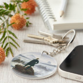 霧の海の上の放浪者 キーホルダー (正面右)