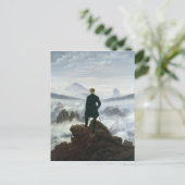 霧の海の上の放浪者， 1818 ポストカード (スタンド正面)