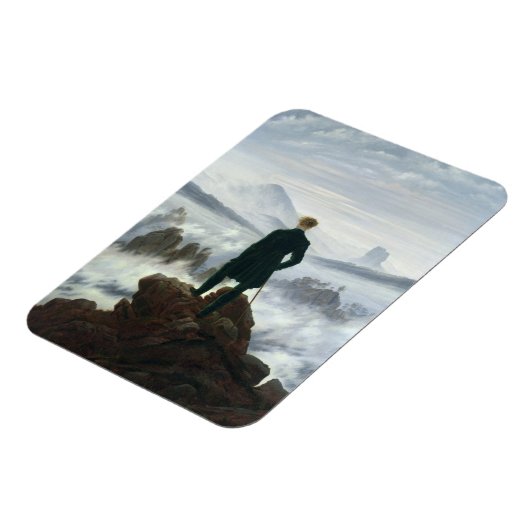 霧の海の上の放浪者, 1818 マグネット (左側)