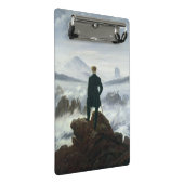 霧の海の上の放浪者， 1818 ミニクリップボード (アングル)